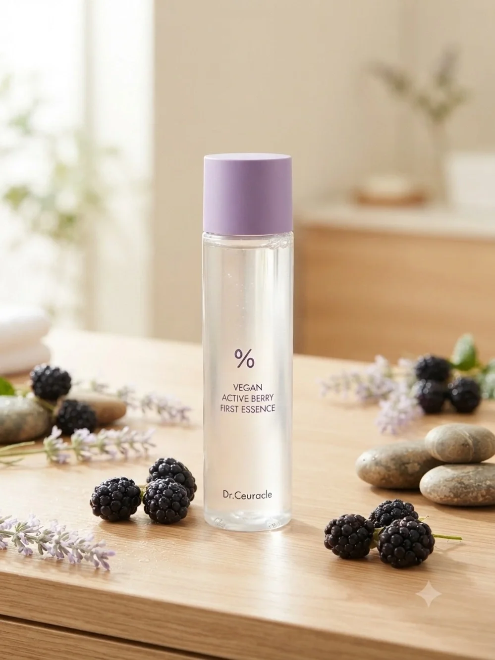 Vegan Active Berry First Essence — Lavender Cap